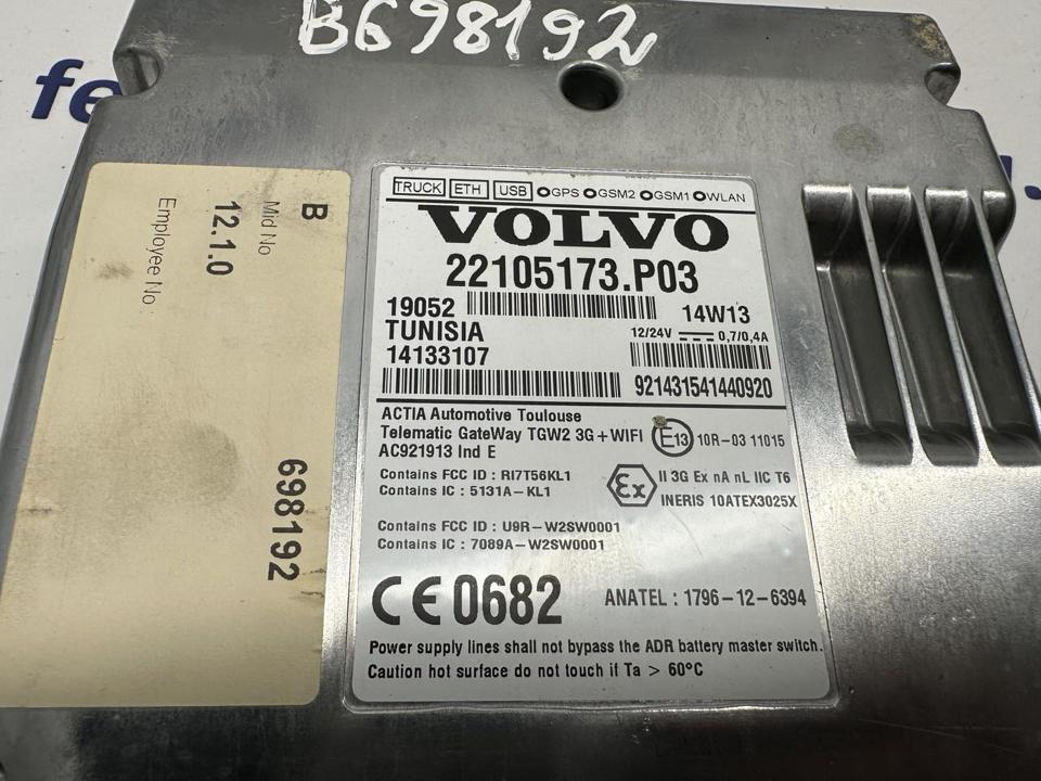 Valdymo blokas 22105173 TGW2 Volvo Trucks FH II 2014