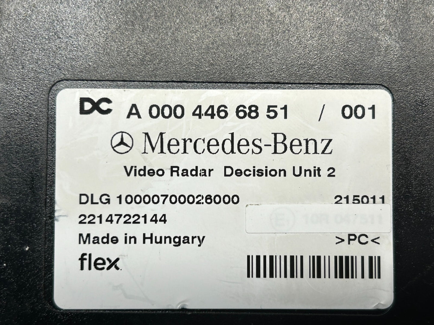 Mercedes Benz MP5 Video Radar Decision Unit 2 3