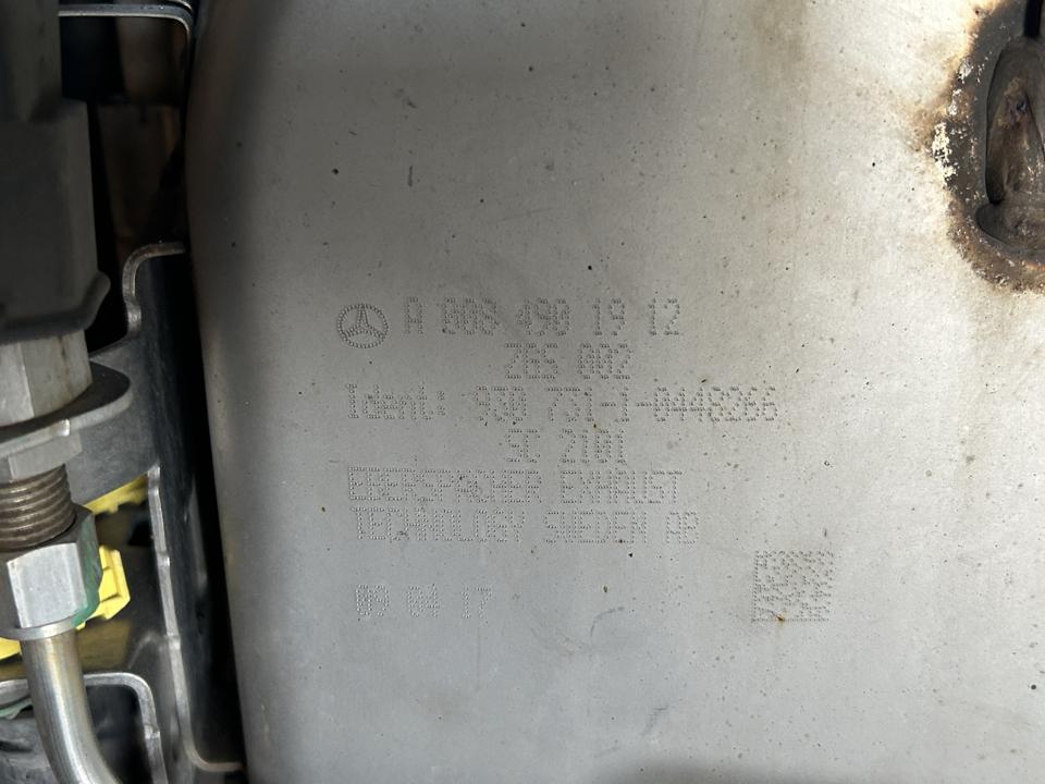 Exhaust catalyst A0084901912 Mercedes-Benz Trucks ACTROS MP4 / MP5 2017