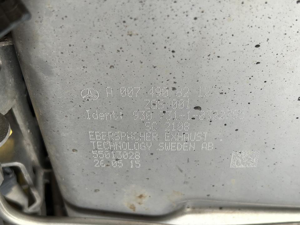 Exhaust catalyst A0074908212 Mercedes-Benz Trucks ACTROS MP4 / MP5 2015