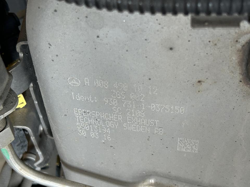 Exhaust catalyst A0084901012 Mercedes-Benz Trucks ACTROS MP4 / MP5 2016