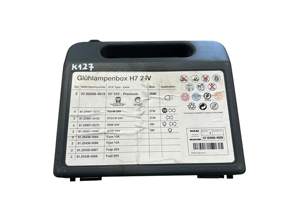 NEW MAN bulbs, fuses set H7 24V 07920004029