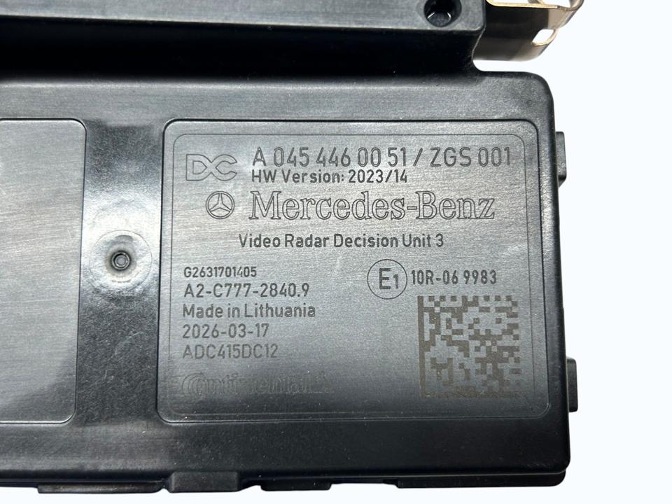 NEW Mercedes Benz Video Radar Decision Unit 3 control unit A0454460051