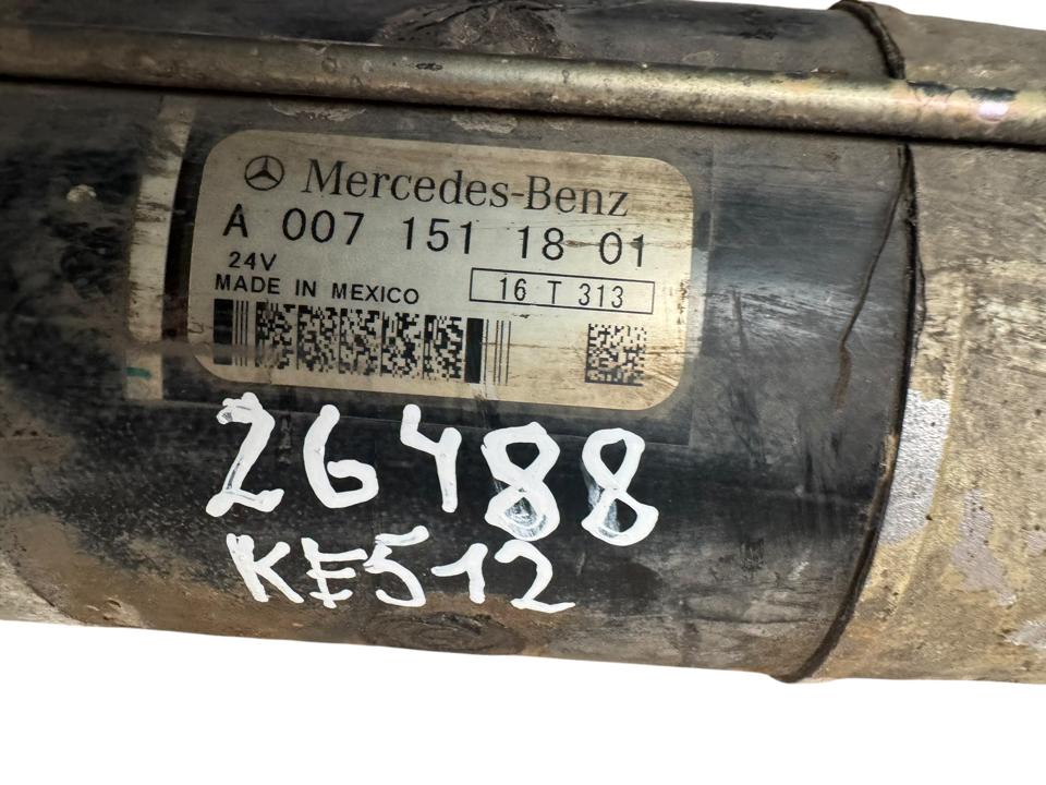 Starteris A0071511801 Mercedes-Benz Trucks ACTROS MP4 / MP5 2017