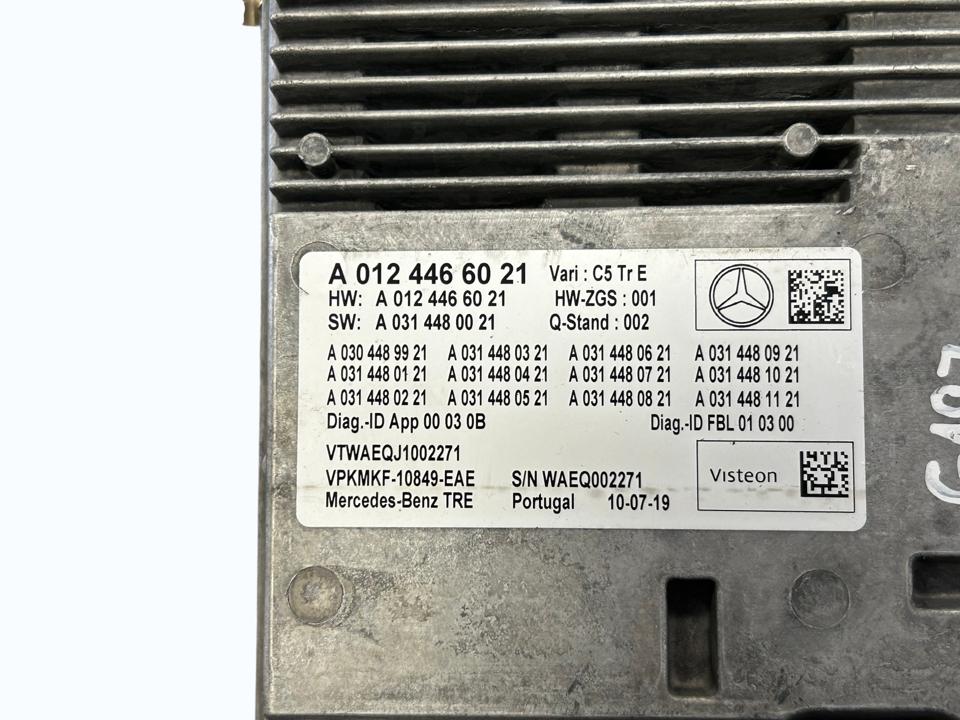 Блок управления A0124466021 Mercedes-Benz Trucks ACTROS MP4 / MP5 2019