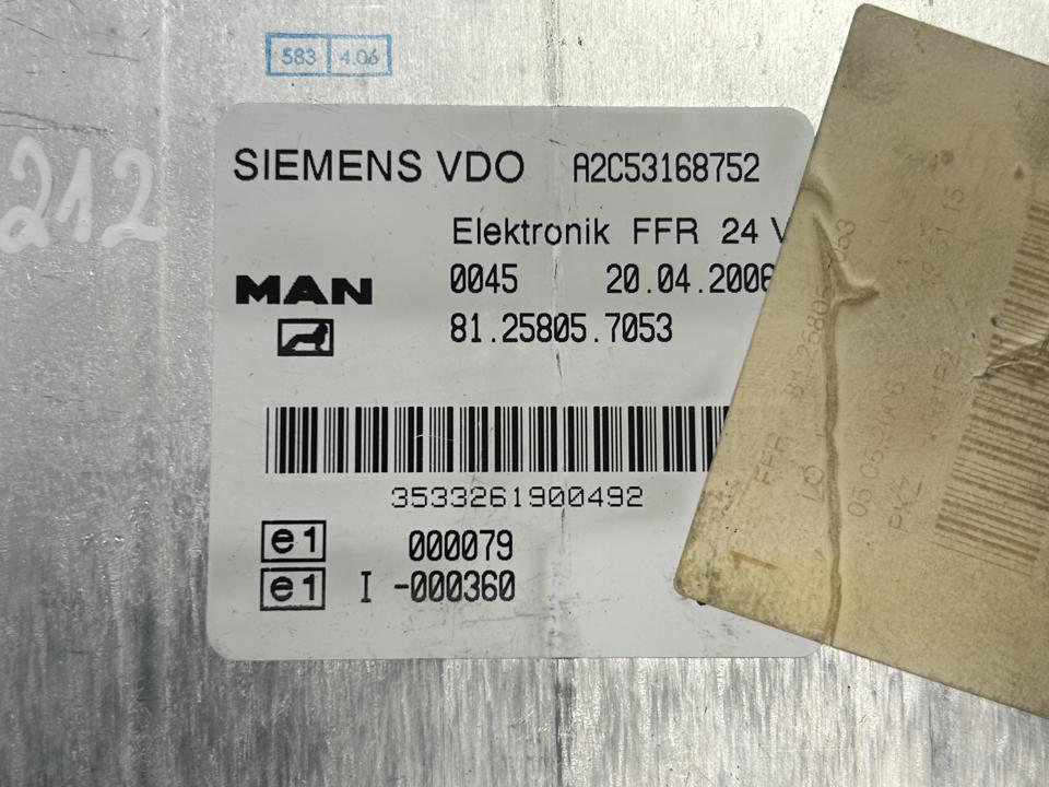 Valdymo blokas 81258057053 MAN Trucks TGX I 2006