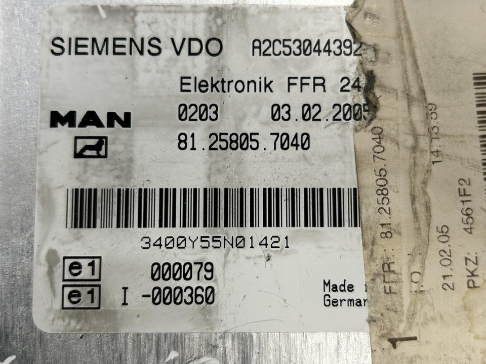 Блок управления 81258057040 FFR MAN Trucks TGX I 2005