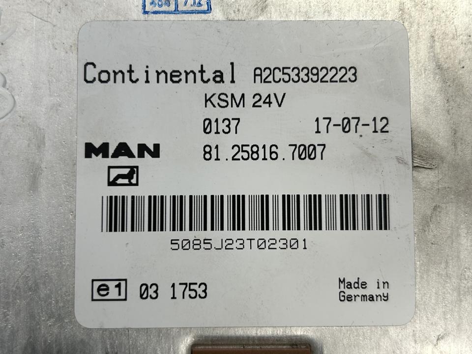 Control unit 81258167007 KSM MAN Trucks TGX I 2012