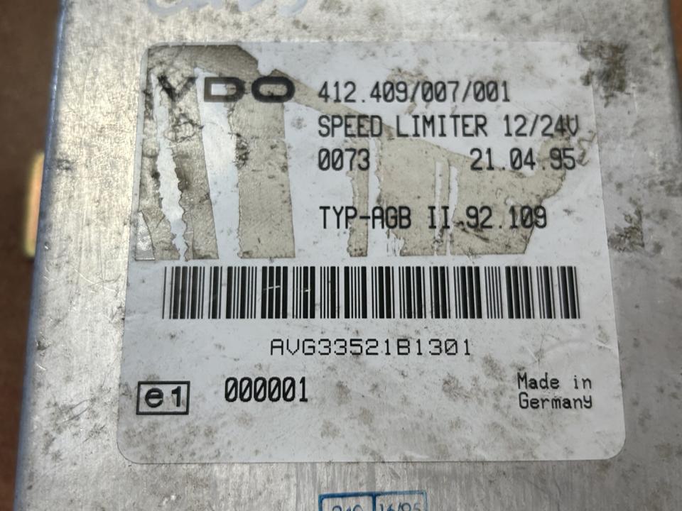 Control unit 412409007001 limiter MAN Trucks TGS I 2000