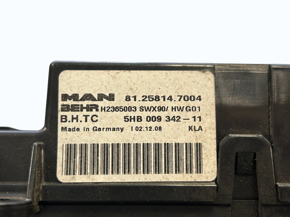 Valdymo blokas 81258147004 BHTC MAN Trucks TGX I 2008