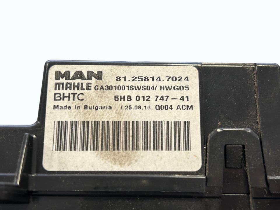 Control unit 81258147024 BHTC MAN Trucks TGX I 2016