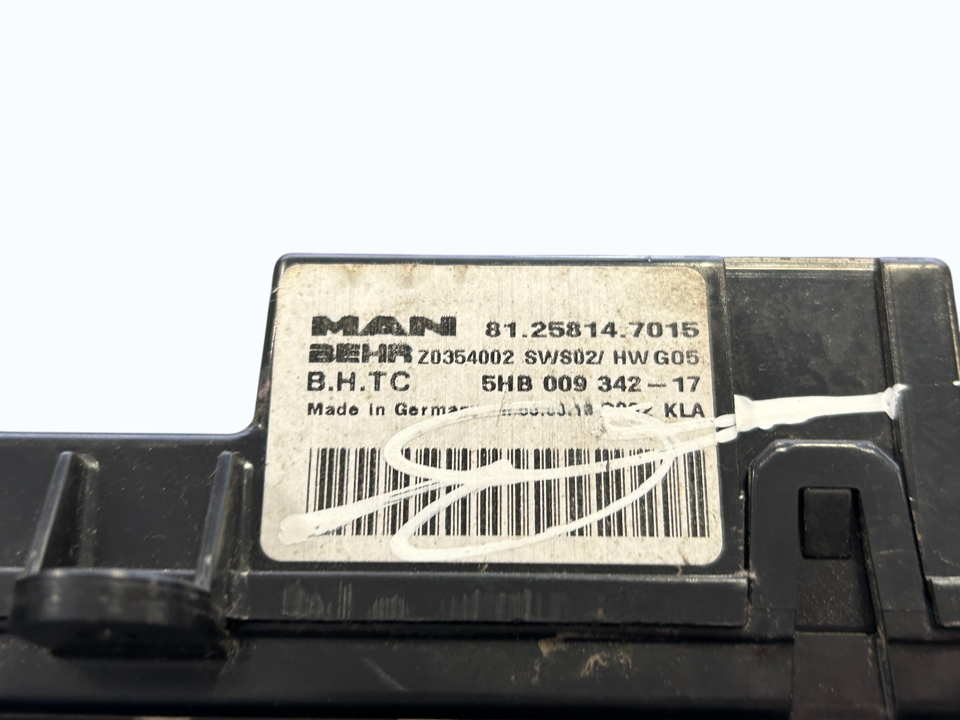 Valdymo blokas 81258147015 BHTC MAN Trucks TGX I 2010