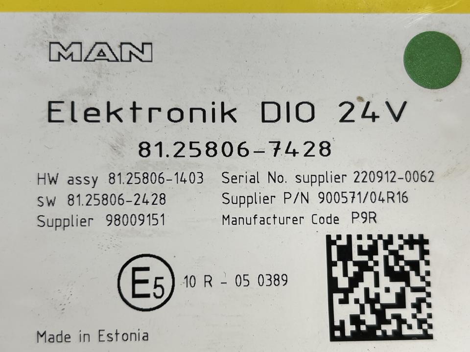 Control Unit 81258067428 DIO MAN Trucks TGX II 2022