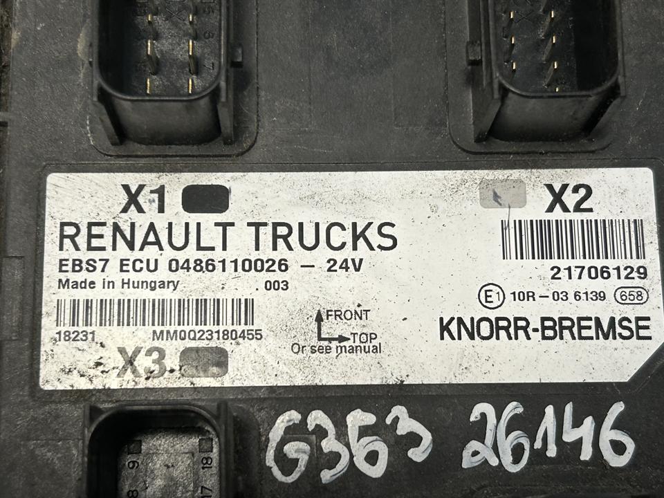 Control unit 21706129 EBS7 Renault Trucks T 2018