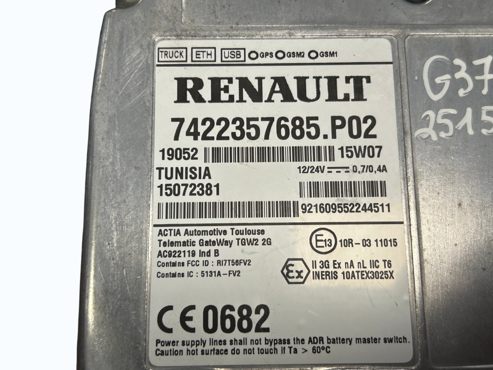 Valdymo blokas 7422357685 TGW2 Renault Trucks T 2015