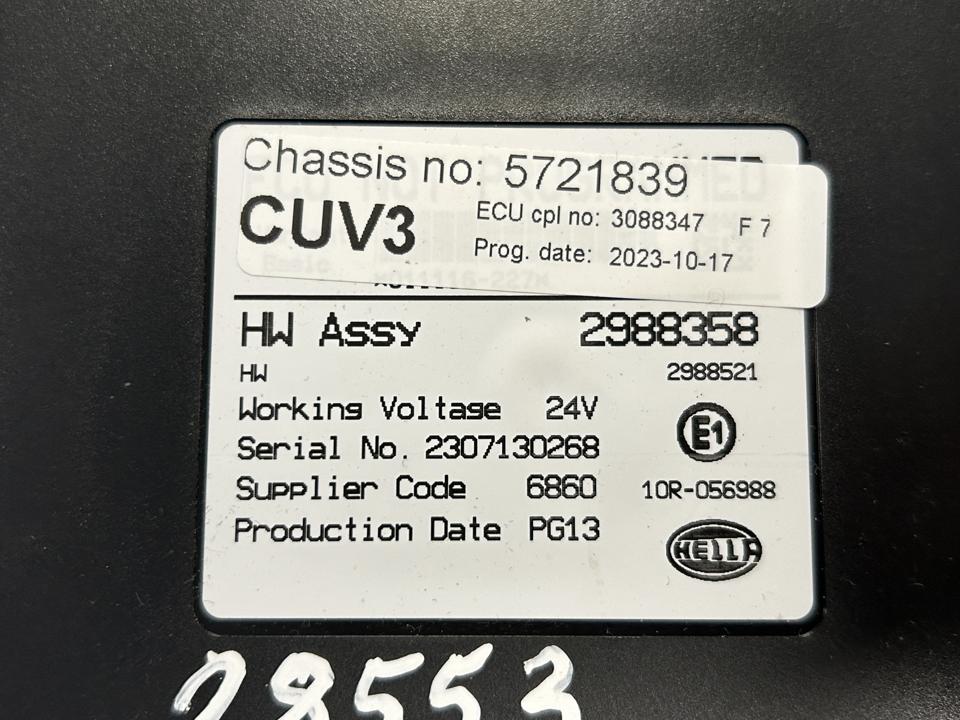 Control unit 3088347 CUV3 Scania R II 2024
