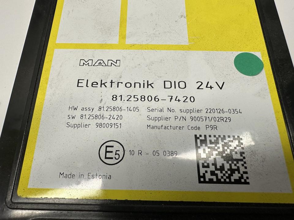 Control Unit 81258067420 DIO MAN Trucks TGX II 2022