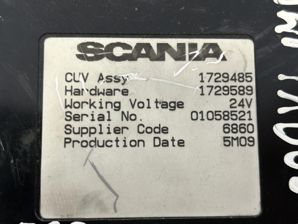 Valdymo blokas 1729485 CUV Scania R I 2009