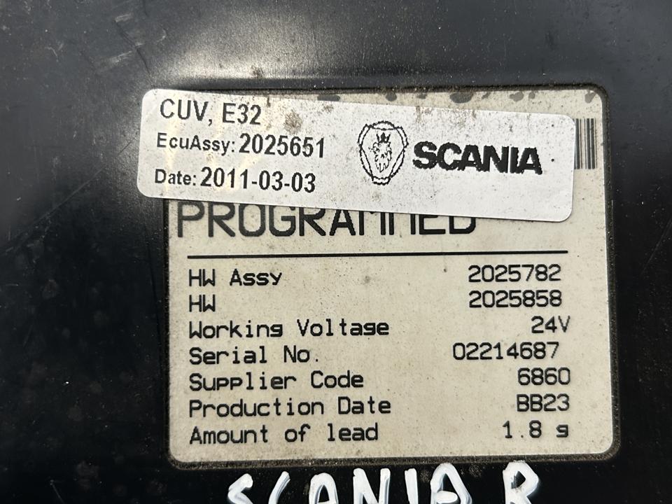 Valdymo blokas 2025651 CUV E32 Scania R I 2011