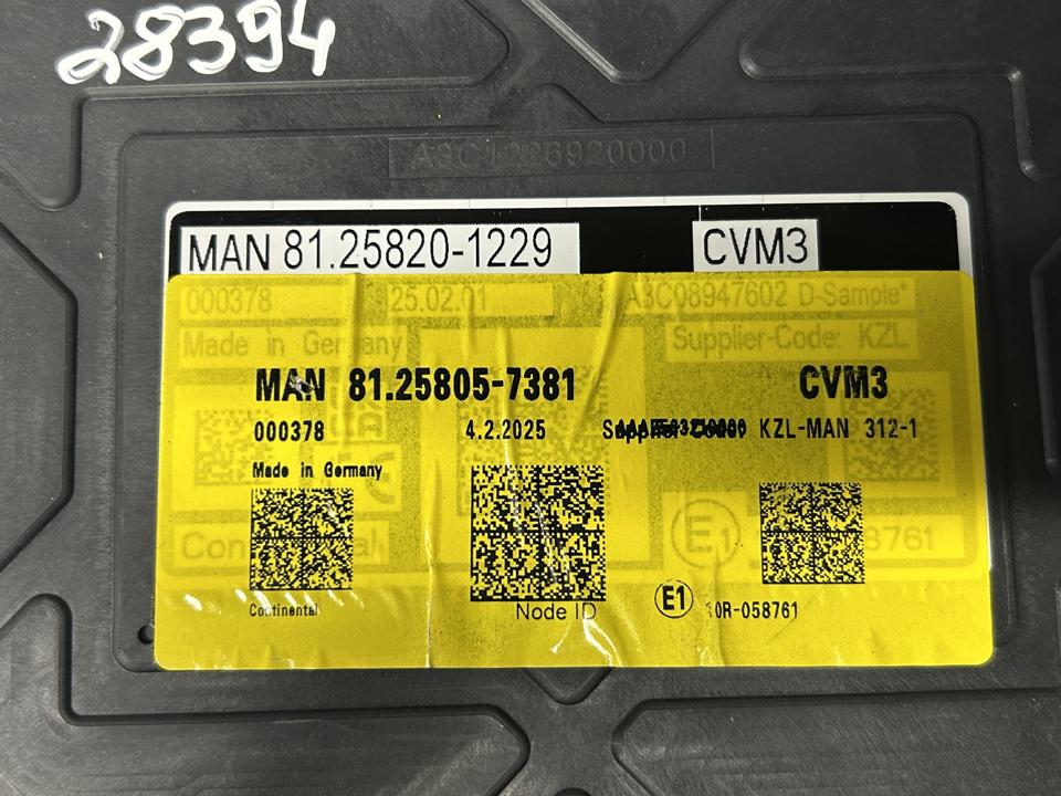 Valdymo blokas 81258201229 CVM3 MAN Trucks TGX II 2025