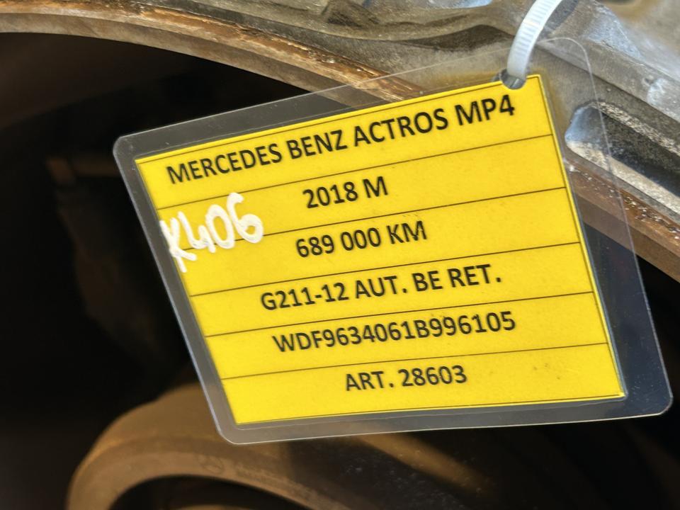 Gearbox A0012603600 G211-12 Mercedes-Benz Trucks ACTROS MP4 / MP5 2018