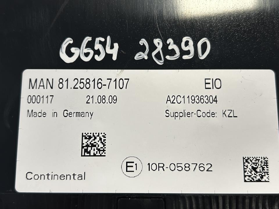 Valdymo blokas 81258167107 EIO MAN Trucks TGX II 2021