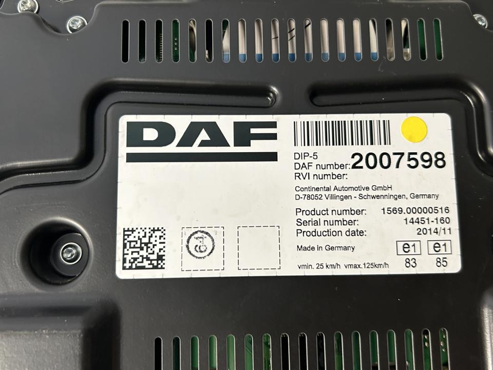 Панель приборов 2007598 DAF XF 2015