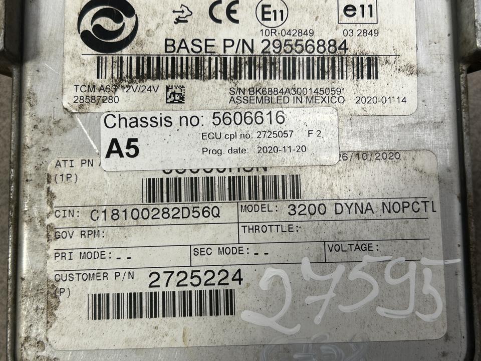 Control unit 28587280 TCM Scania P II 2021
