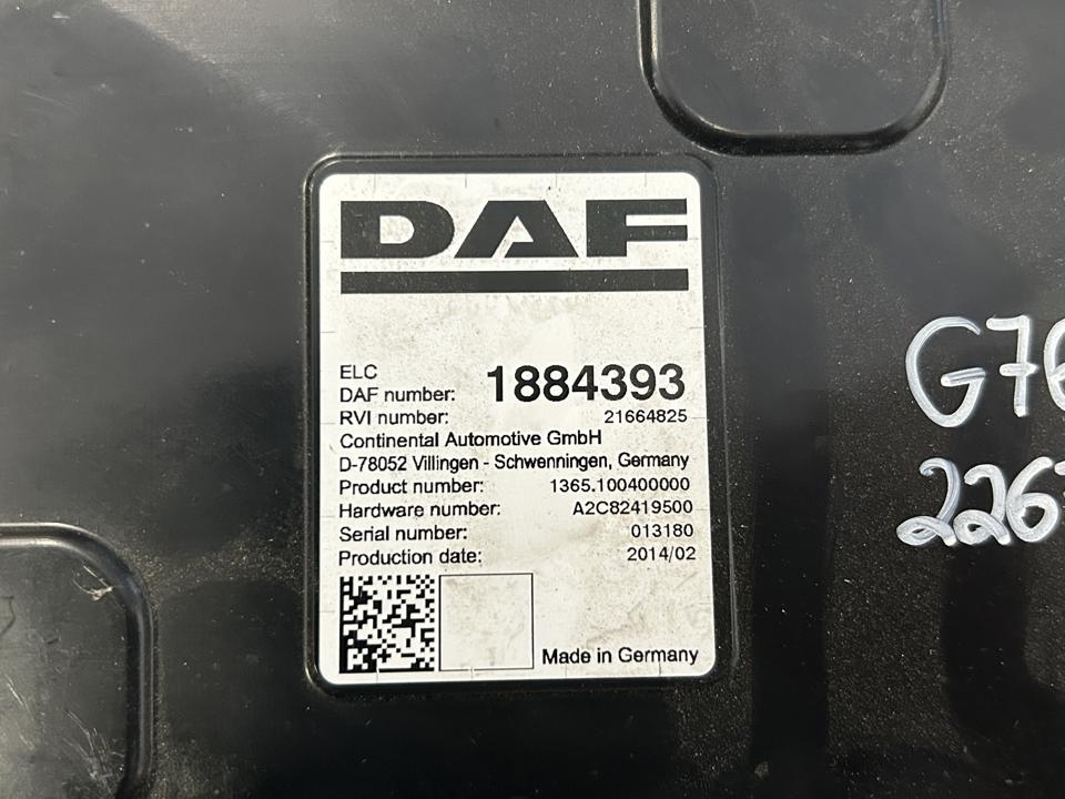 Control unit 1884393 ELC DAF XF 2014