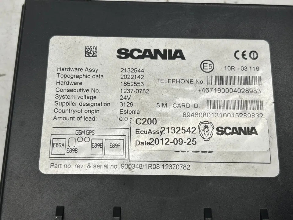 Valdymo blokas 2132542 C200 Scania R I 2014
