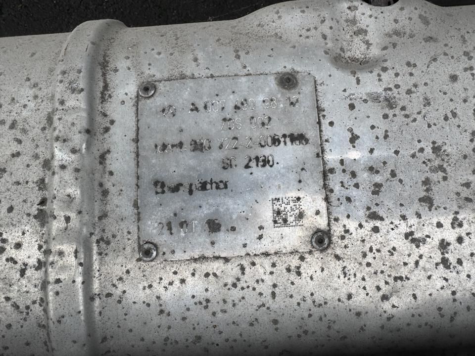 Exhaust catalyst A0074909812 Mercedes-Benz Trucks ATEGO 3 2016