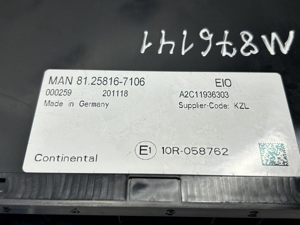 Valdymo blokas 81258167106 EIO MAN Trucks TGX II 2021