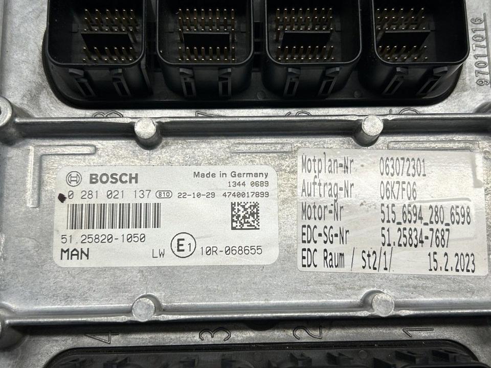 NEW MAN engine control unit 51258201050