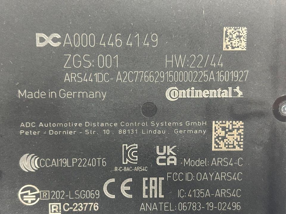 NEW Mercedes Benz distance sensor, distronic A0004464149