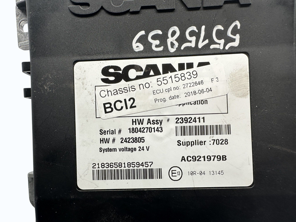 Valdymo blokas 2722646 BCI2 Scania R II 2018