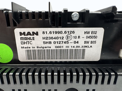 NEW MAN cabin heater, conditioning control module 81619906126