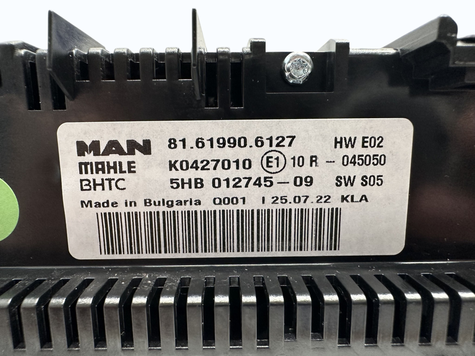 NEW MAN cabin heater, conditioning control module 81619906127