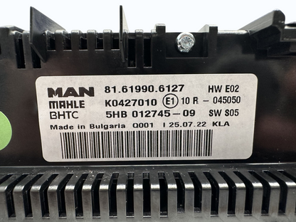 NEW MAN cabin heater, conditioning control module 81619906127