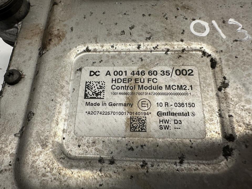 Engine control unit (ECU) A0014466035 MCM2.1 Mercedes-Benz Trucks ANTOS 2017