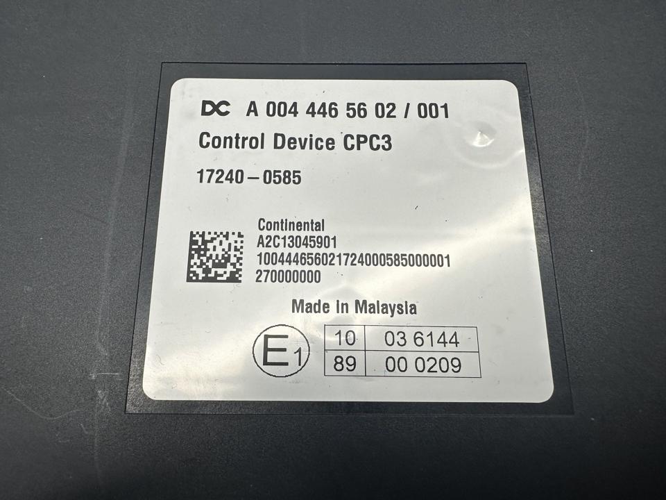 Control unit A0044465602 CPC3 Mercedes-Benz Trucks ATEGO 3 2017