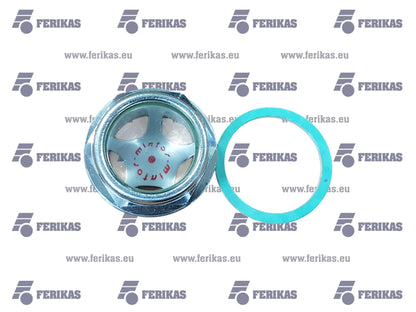 Hydraulic tank oil level indicator