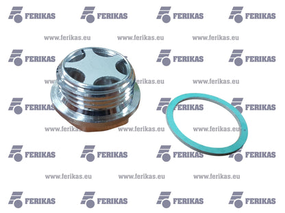 Hydraulic tank oil level indicator