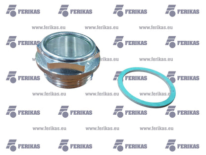 Hydraulic tank oil level indicator