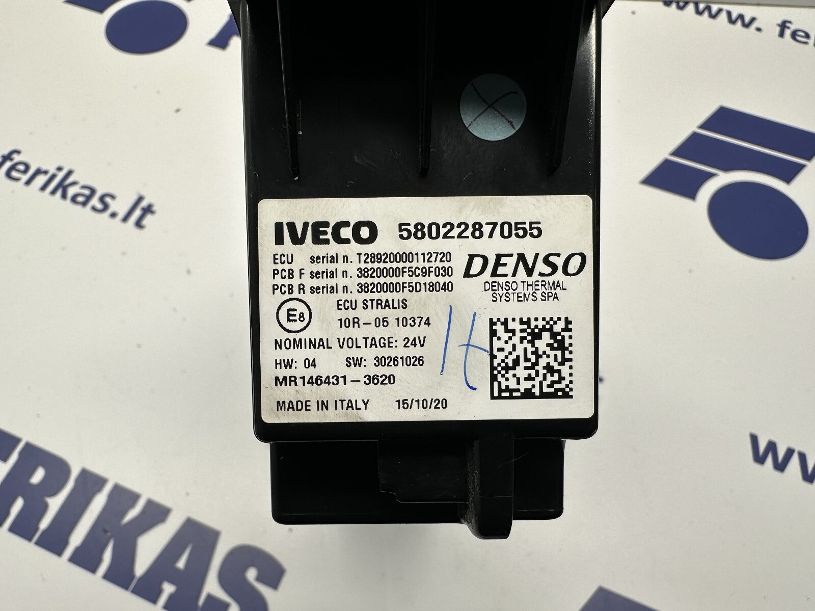 Iveco S Way A/C, climate control unit 58022870554