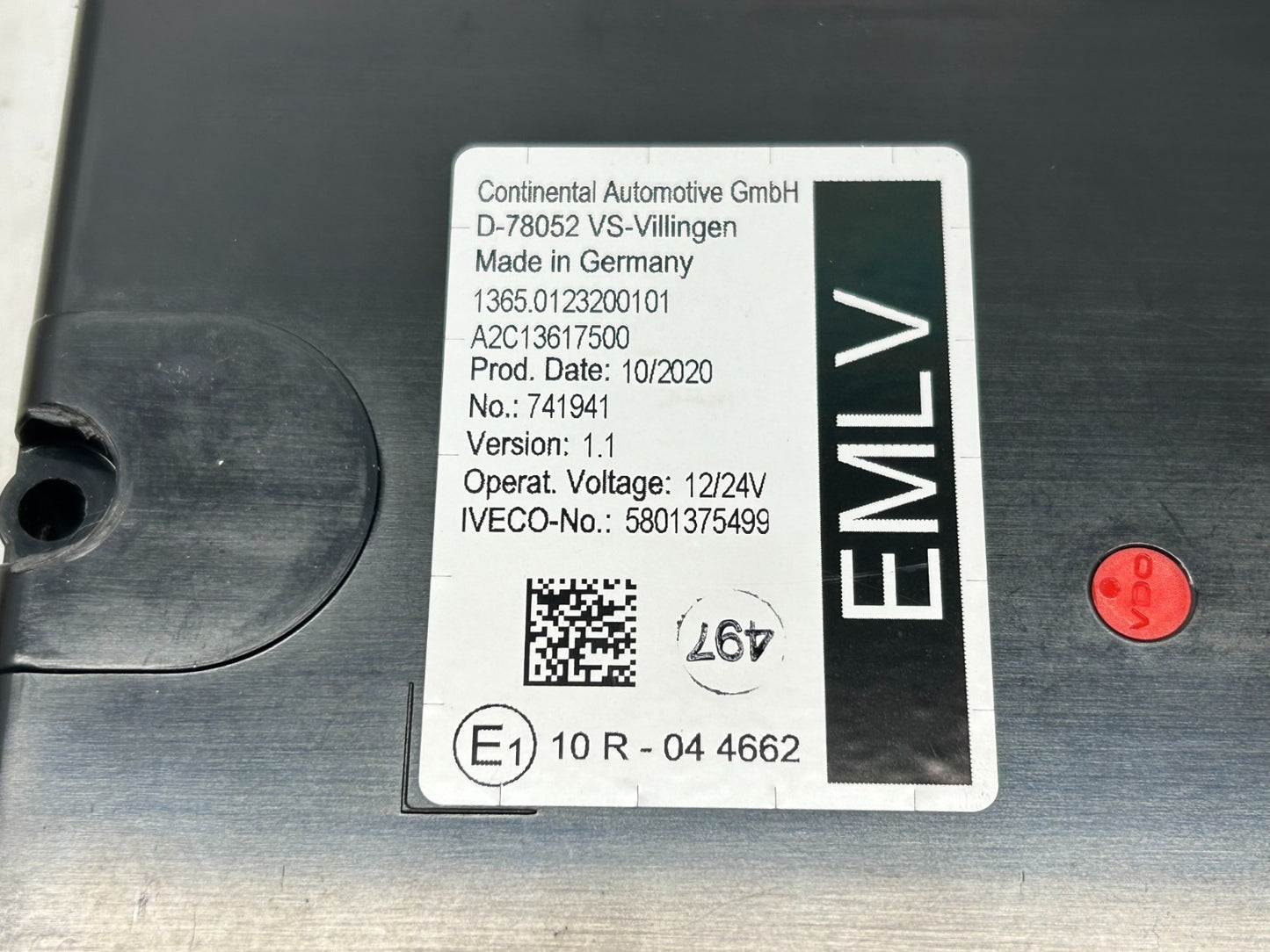 Iveco S-Way EMLV control unit 3