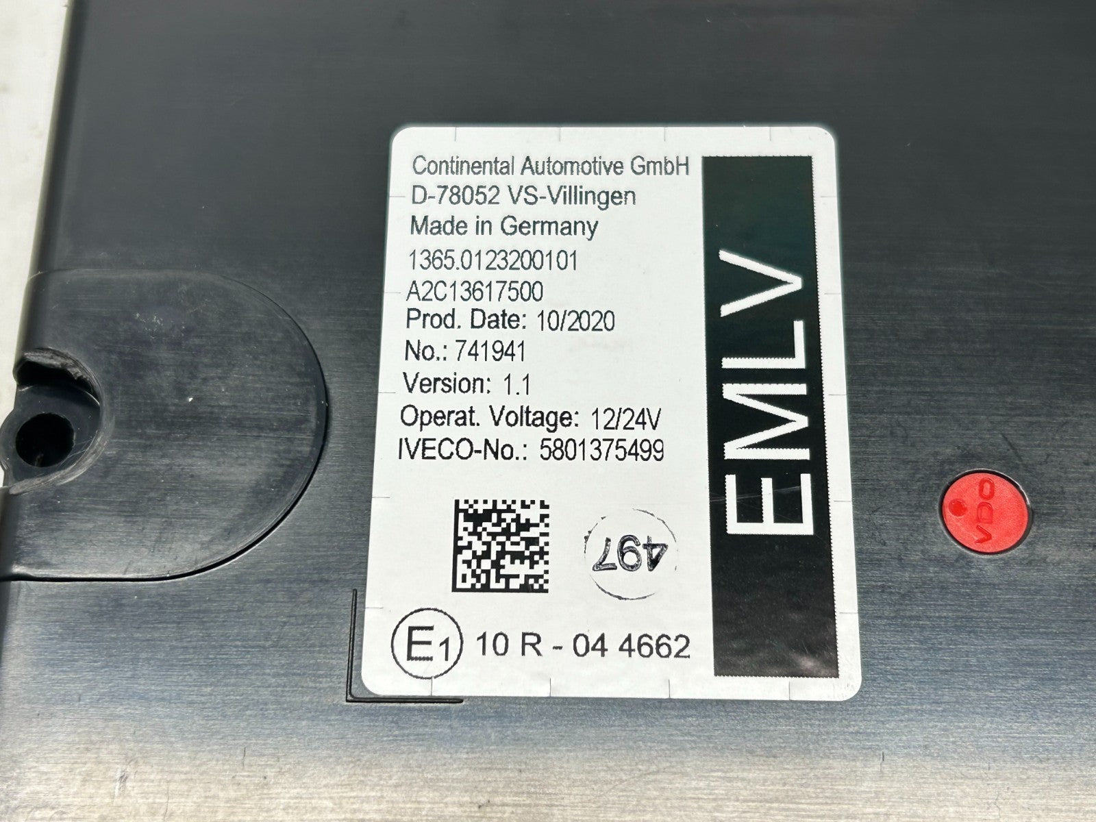 Iveco S-Way EMLV control unit 3