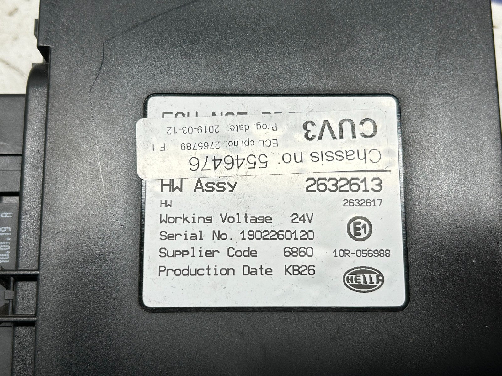 Scania R CUV3 control unit 3