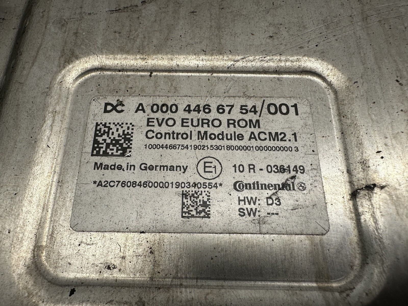 Mercedes Benz Actros MP4 ACM2.1 control unit2