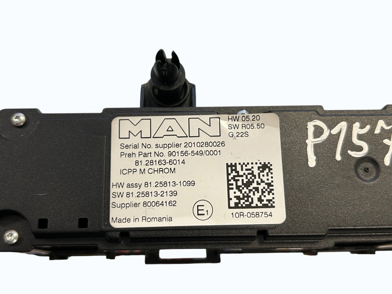 MAN TGX radio switch control module 3