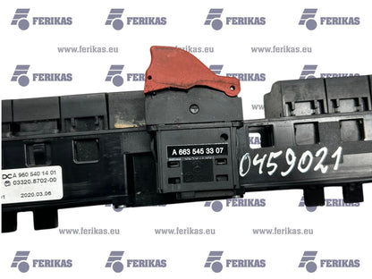 Mercedes Benz Actros MP5 warning light switch,panel 5